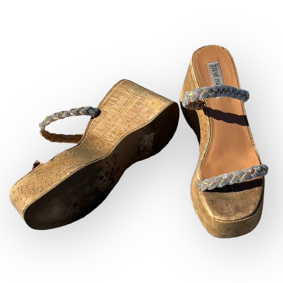 Steve Madden, Danya Rhinestones Sandals - Size M8 - Picture 5 of 6